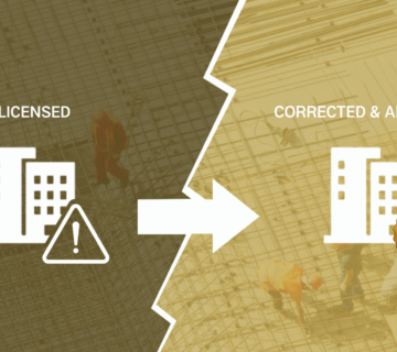 تصحيح وضع مبنى قائم